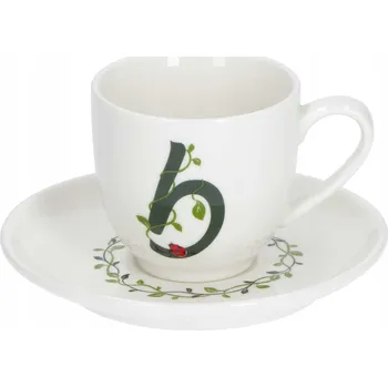 LA PORCELLANA BIANCA SOLOTUA Šálek s podšálkem 90 ml, Vzor B