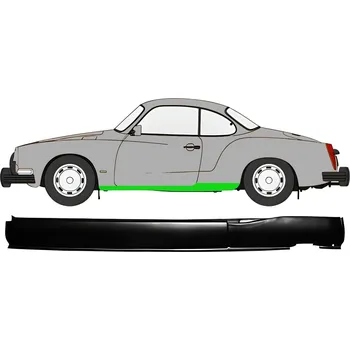 Prah karosérie Opravný plech prahu / Levá VW Karman Ghia 55-74