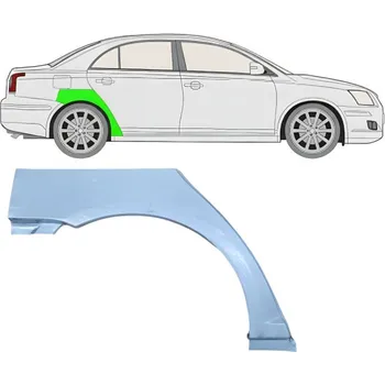Blatník karosérie Lem zadního blatníku na Toyota Avensis 2003-2008 / Levá