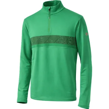 Pánské termoprádlo Triko 1/2 zip funkční Descente Cedric Velikost: L zelená