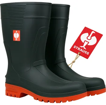 Pracovní obuv Holínky voděodolné vysoké pracovní Engelbert Strauss 79740 OB Černá 44
