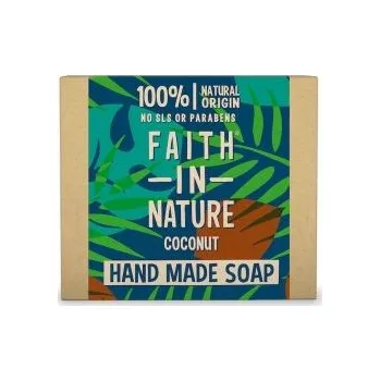 Koupelová kosmetika Tuhé mýdlo s kokosovým olejem Faith in Nature 100g