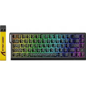 Klávesnice Magnetická klávesnice Attack Shark X68 HE RGB 70% s magnetickými spínači + pásek