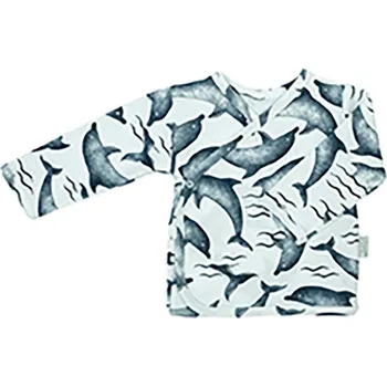 Kojenecké oblečení Kojenecká bavlněná košilka Nicol Dolphin 62 (3-6m)