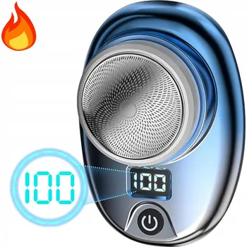 Holicí strojek Mini Holicí Strojek pro muže, elektrický, přenosný, kapesní zastřihovač vousů