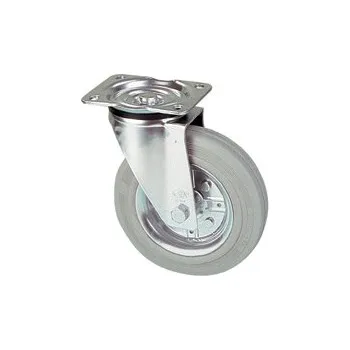 Pojezdové kolečko LGR 100/GR Otočné kolo s šedou obručí 0212203