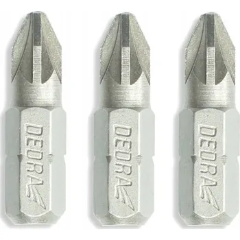 Bit Šroubovací bit Dedra PZ1 25 mm 3 kusy 1/4 "