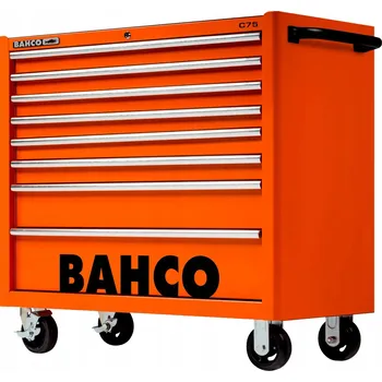 Dílenský vozík C75 XL, 8 zásuvek, 986x501x1100 mm, 1475KXL8 (oranžový)