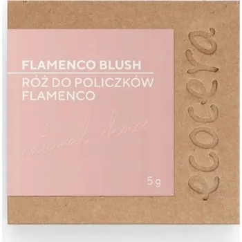 Tvářenka Lisovaná tvářenka růžová ecocera Natural Choice Flamenco 5 g