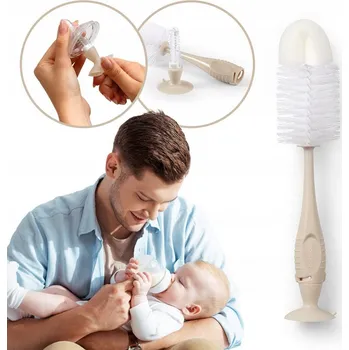 Kartáč na čištění lahví a dudlíků přísavka 2v1 Babyono