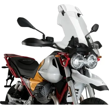 Puig Touring Screen with Visor 21442 Moto Guzzi V85 TT (19-25) Kouřová (H)