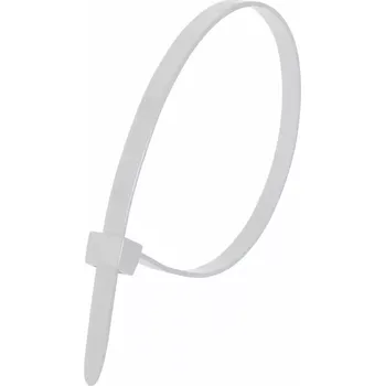 Stahovací páska Vázací pásky 3,6x300mm,nylon,25ks,bílá