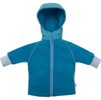 Kojenecké oblečení Softshellová kojenecká bundička New Baby modrá 74 (6-9m)