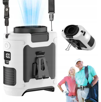 Domácí ventilátor MINI VENTILÁTOR S VYSOKOU RYCHLOSTÍ A POPRUHEM NA KRK