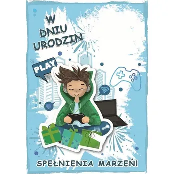 Narozeninové přání B6 s obálkou AS GM-1119, fóliované