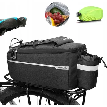 brašna na kolo VODĚODOLNÁ CYKLISTICKÁ BRAŠNA NA NOSIČ PROSTORNÁ TAŠKA 10L