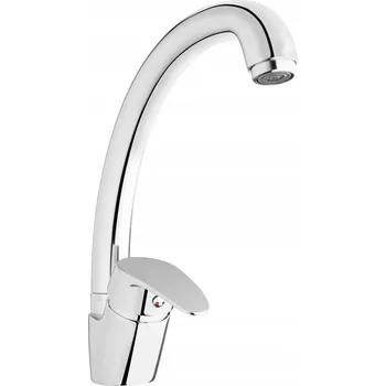 Vodovodní baterie Stojánková kuchyňská baterie Invena AVA NEW stříbrná