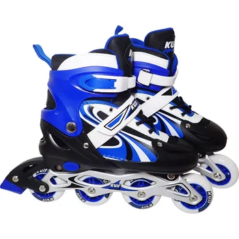 Kolečkové brusle KUBIsport 05-CS310/1K-MO Dětské inline brusle roztahovací CS310K modré velikost 33-37