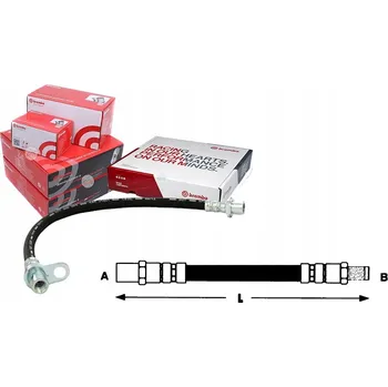 Brzdová hadice Brembo T 85 045 Flexibilní brzdová hadice