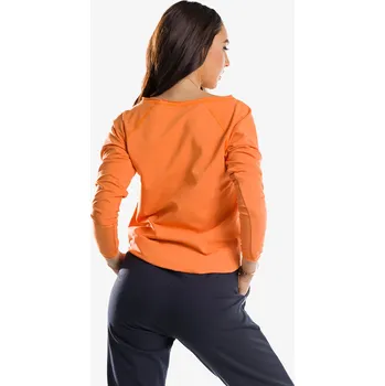 BHiStyle Dámská mikina CHRISTINE soft orange VELIKOST: S