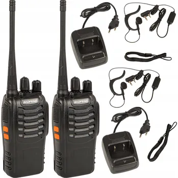 Vysílačka Vysílačka Baofeng 2x BAOFENG BF-888S vysílačka PMR velký dosah