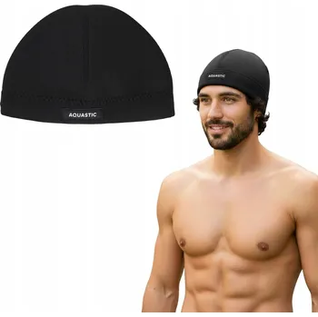 Čepice Neoprenová čepice AQUASTIC Wintstick Beanie 3 mm černá OS