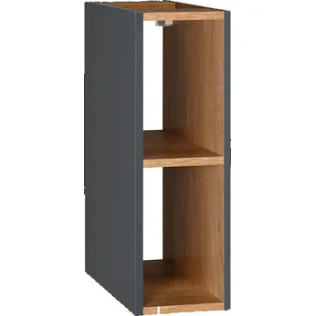 Koupelnový nábytek BPS-koupelny Spodní policový díl pro umyvadlové skříňky Amanda A SP 20, antracit