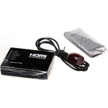 Napájecí kabel HDMI Switch 5-1 s ovladačem