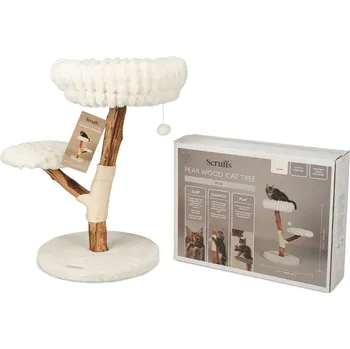 Scruffs Atlas kočičí škrabadlo strom – krémové