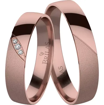 Prsten Leticie Red - snubní prsteny z červeného zlata