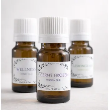 Vůně do bytu Supeko vonný olej ČERNÝ HROZEN 10 ml