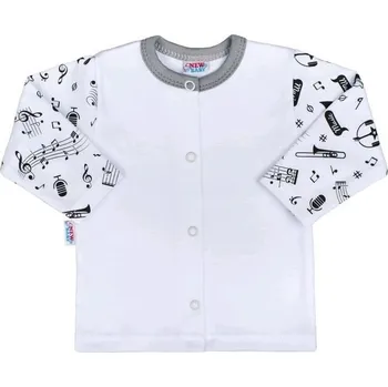 Kojenecké oblečení Kojenecký bavlněný kabátek New Baby Music 68 (4-6m)