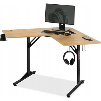 Psací stůl Obdélníkový psací stůl Mebel-Partner 130 x 126 x 76,5 cm dub zlatý