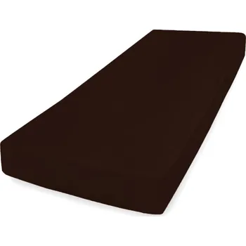 Prostěradlo Prześcieradło JERSEY Premium s gumou 220x200 Hnědá