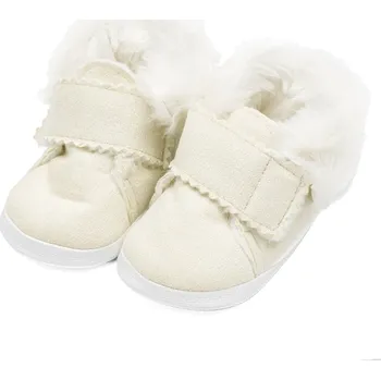 Capáčky Kojenecké zimní semiškové capáčky New Baby 0-3 m béžové 0-3 m