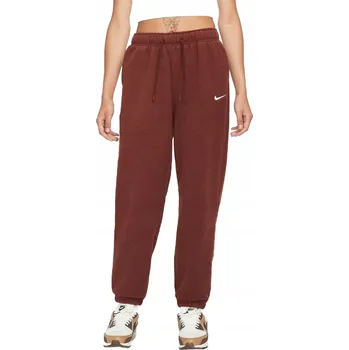 Dámské kalhoty B8689 DÁMSKÉ TEPLÁKY VOLNÉHO STŘIHU S VYSOKÝM PASEM NIKE S