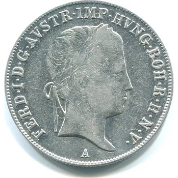 Ferdinand V. 20 Kreuzer 1845/A. Wien. Ag.