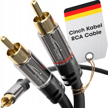 Audio kabel Kabel KabelDirekt 458 jack (6,3 mm) na 1x RCA (cinch) 1,5 m