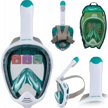 Potápěčská maska Potápěčské Brýle pro šnorchlování s trubkou Captain Mike L/XL