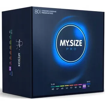 Kondom My.Size Pro 69 mm kondomy s přizpůsobením velikosti 80 ks