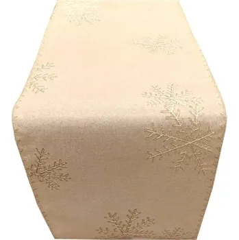 Prostěradlo Běhoun bílý, zlatý 85 x 85 cm