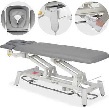 Masáž Habys Terapeutický stůl Proxima V4 Ergo s nožním ovládáním Touch Core k322 šedý