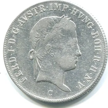 Ferdinand V. 20 Kreuzer 1844/C. Praha. Ag.