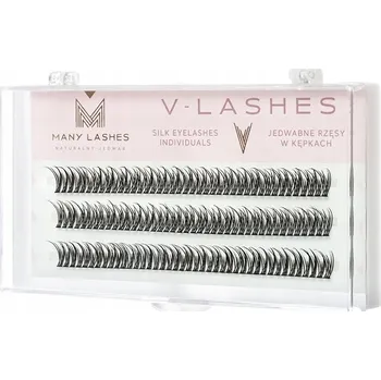 Péče o řasy a obočí Many Beauty V-LASHES Řasy v trsech Fish Tale 0,07 mm STANDARD D13 mm