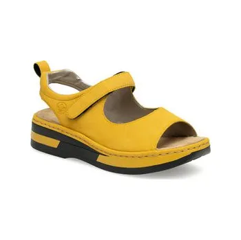 Dámské sandále Sandály Rieker V59Q4-68 Žlutá 38