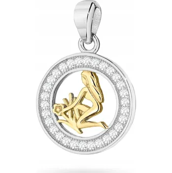 Přívěsek STŘÍBRNÝ PŘÍVĚSEK ryzost 925 Znamení Zvěrokruhu PANNA