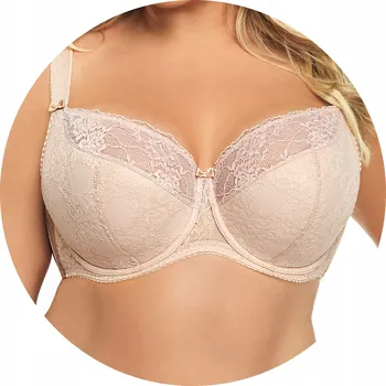 Podprsenka Gorsenia polovyztužená podprsenka béžová velikost 75F