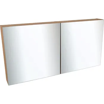 Koupelnový nábytek BPS-koupelny Zrcadlová skříňka bez osvětlení Ideal OW 120 ZS