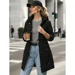 Dstreet Dámská bunda parka přechodná TY5556 Barva: Černá, Velikost: S