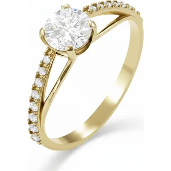 Prsten Soliter Elegantní zásnubní prsten ze žlutého zlata 229 001 00891 00 57 mm + 2 měsíce na vrácení zboží